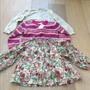 Crewcuts Kids Blouses - Pink, Green, Gray